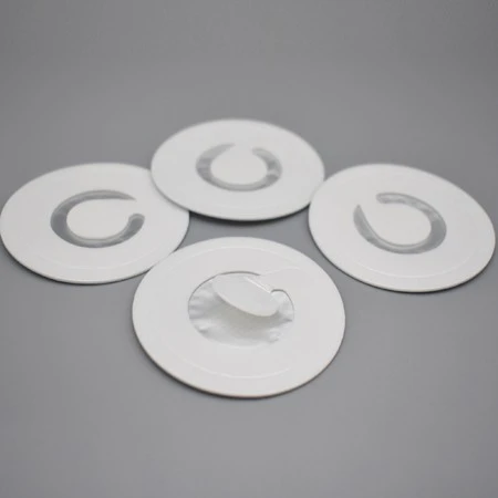 Easy Open Ring Peel One Piece Aluminum Foil Induction Seal Liner For PE/PET/PP Oil Bottle